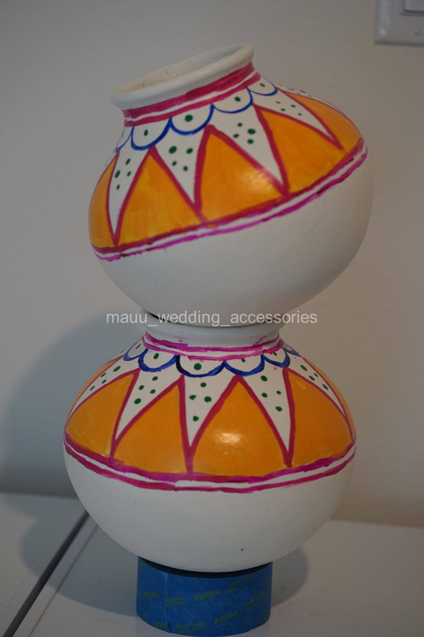 Garika Muntha - Decorated clay pot - ONLY ONE