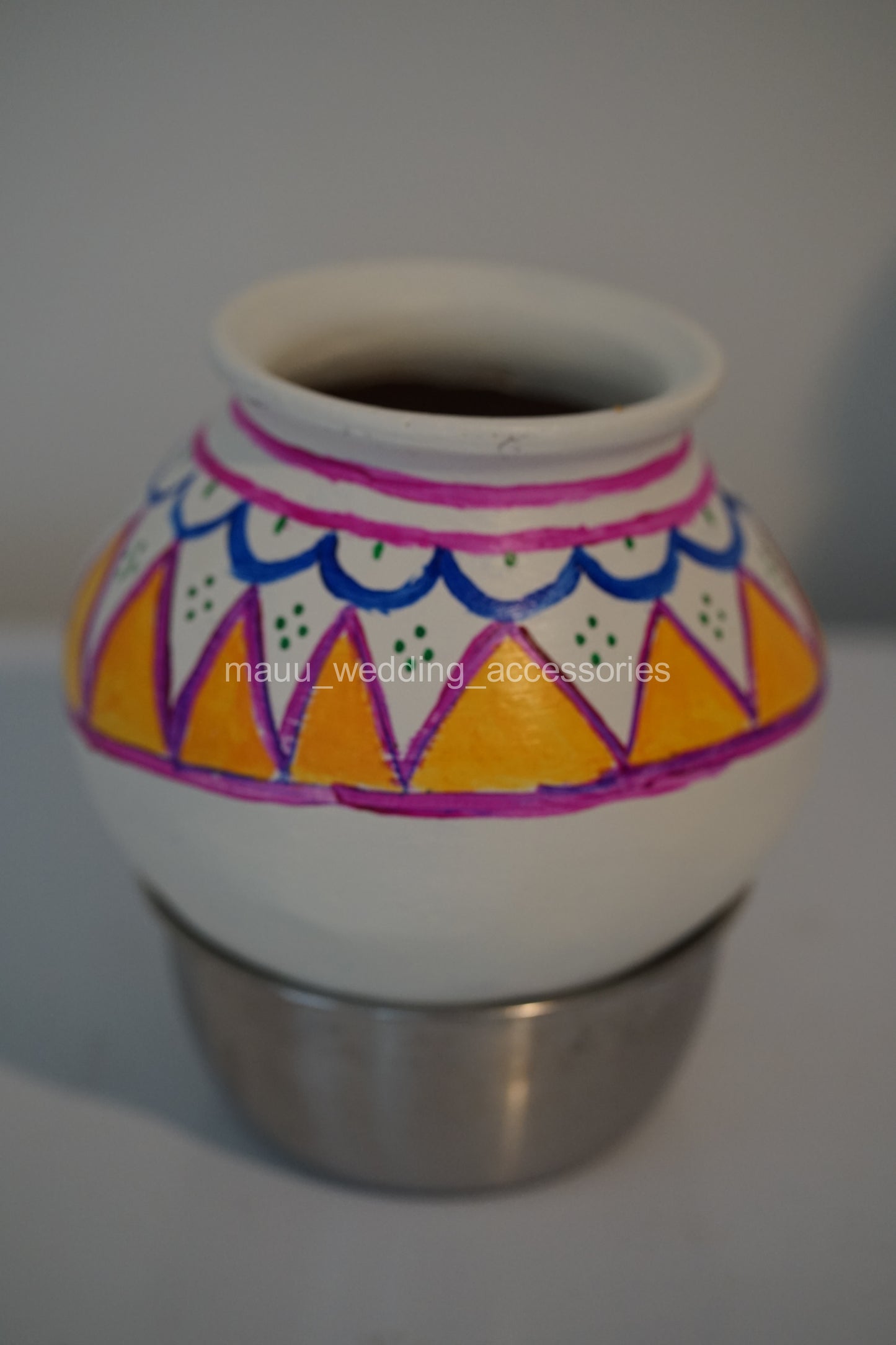 Garika Muntha - Decorated clay pot - ONLY ONE