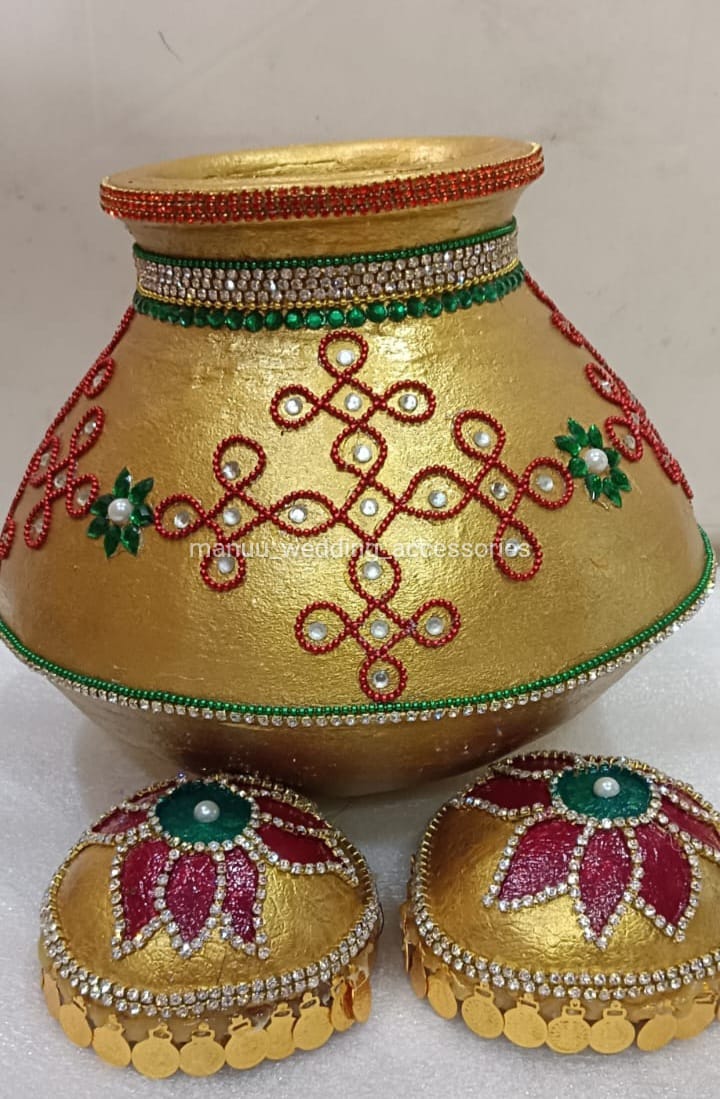 Garika Muntha - Decorated clay pot - Kola Design
