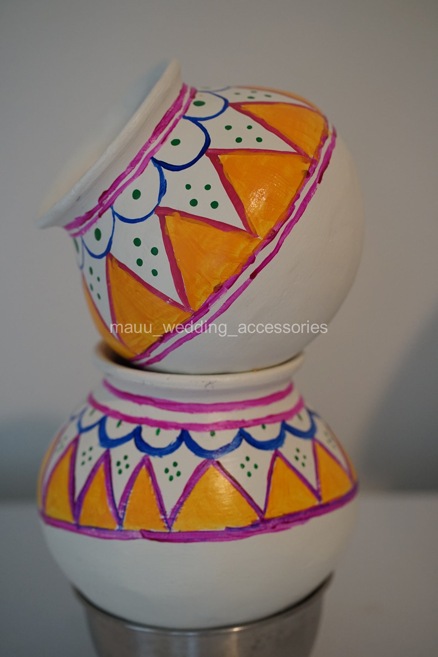 Garika Muntha - Decorated clay pot - ONLY ONE