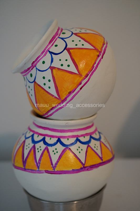 Garika Muntha - Decorated clay pot - ONLY ONE