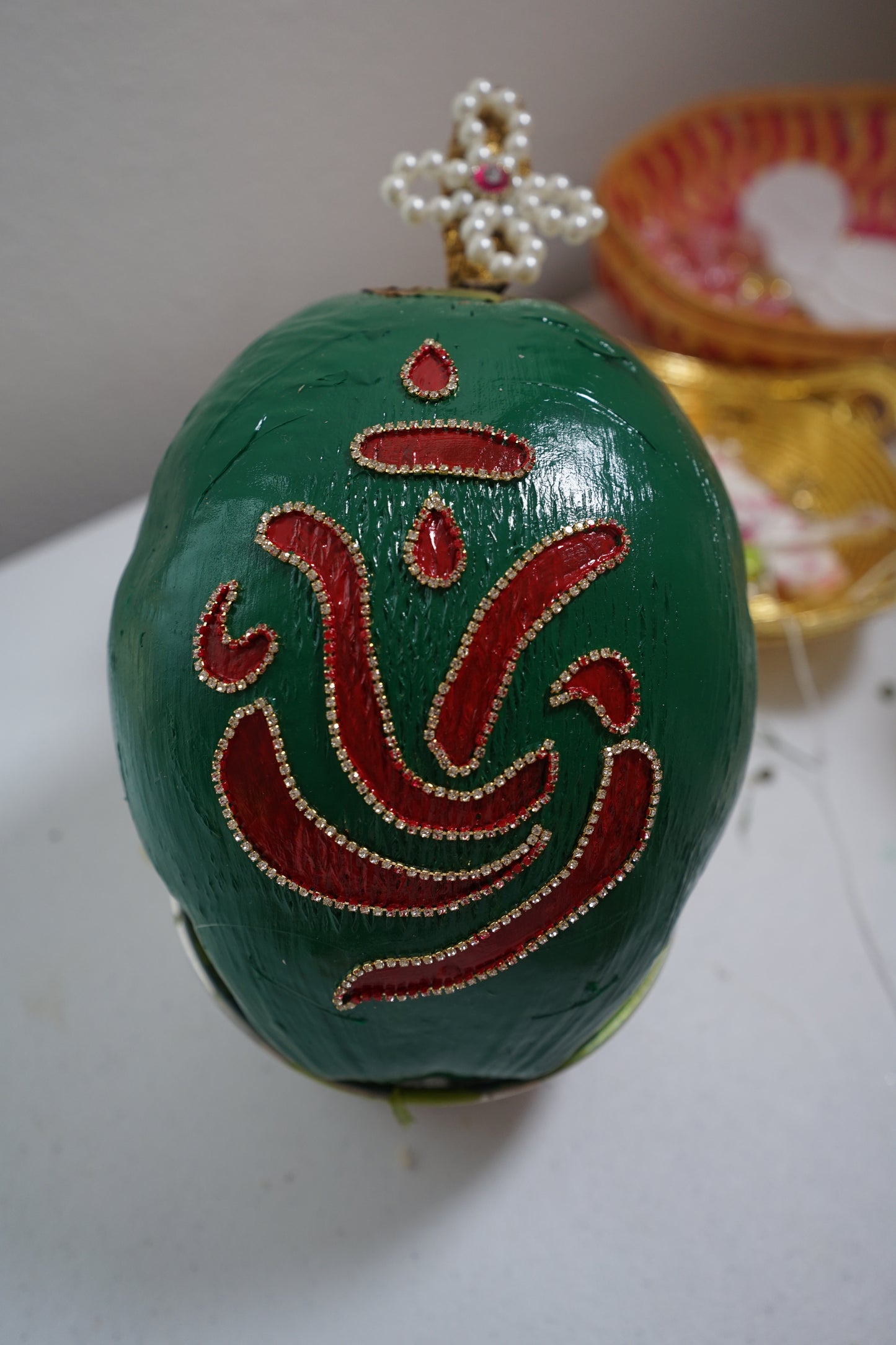 Fresh Kobbari Bondam -  Ganesh Design