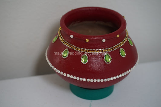 Garika Muntha - Decorated clay pot - ONLY ONE