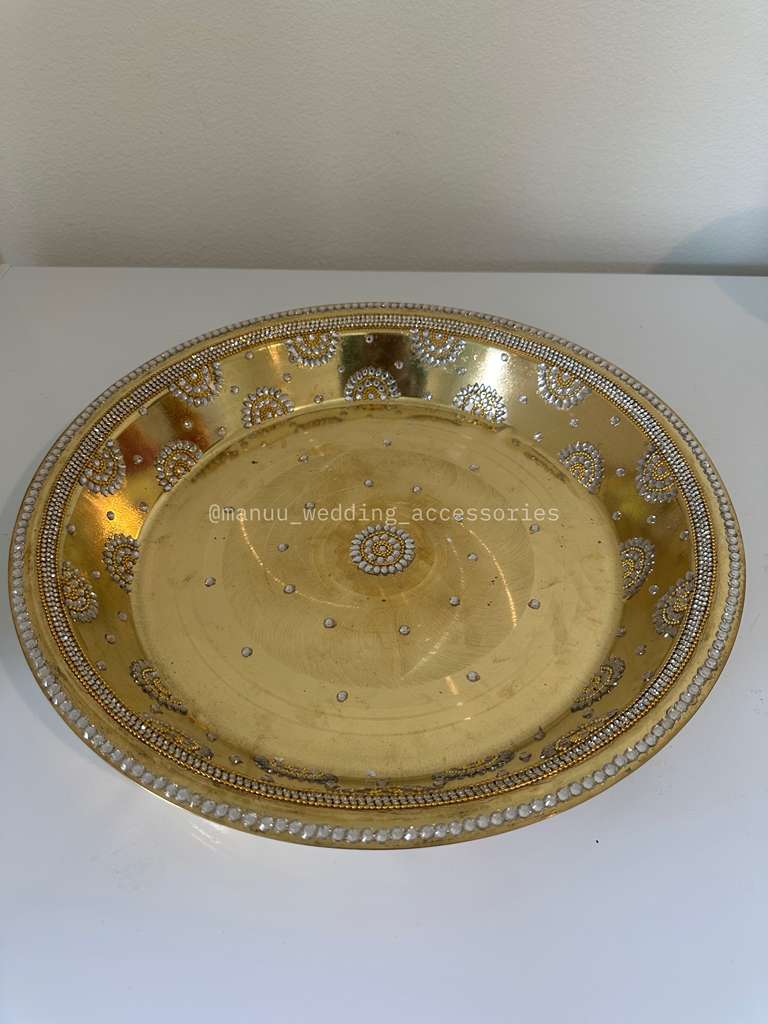 Kanyadanam Set - Chembu & Tambalam - Flower - Silver and Gold