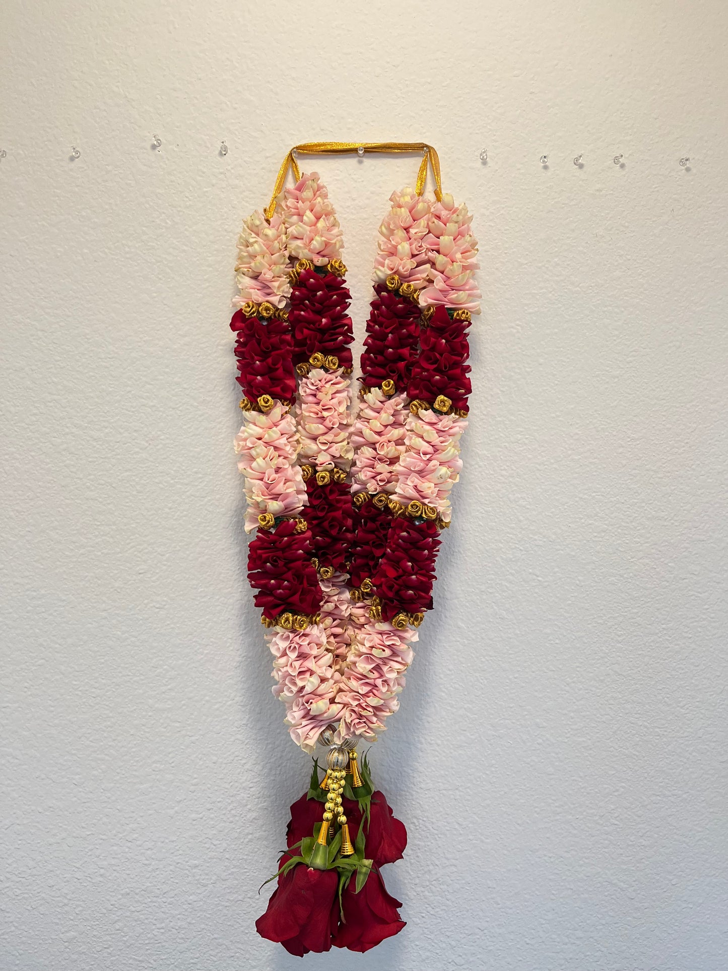 Fresh Flower Garlands – Rose Petal - Customization Available