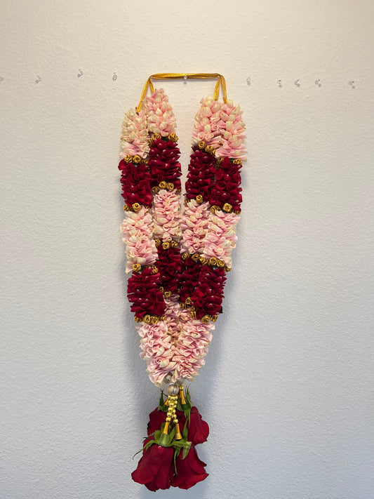 Fresh Flower Garlands – Rose Petal - Customization Available